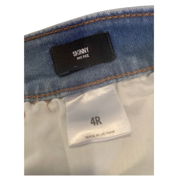 Express Women's Skinny Midrise Denim Jeans Size 2 Regular - Picture 5 of 5